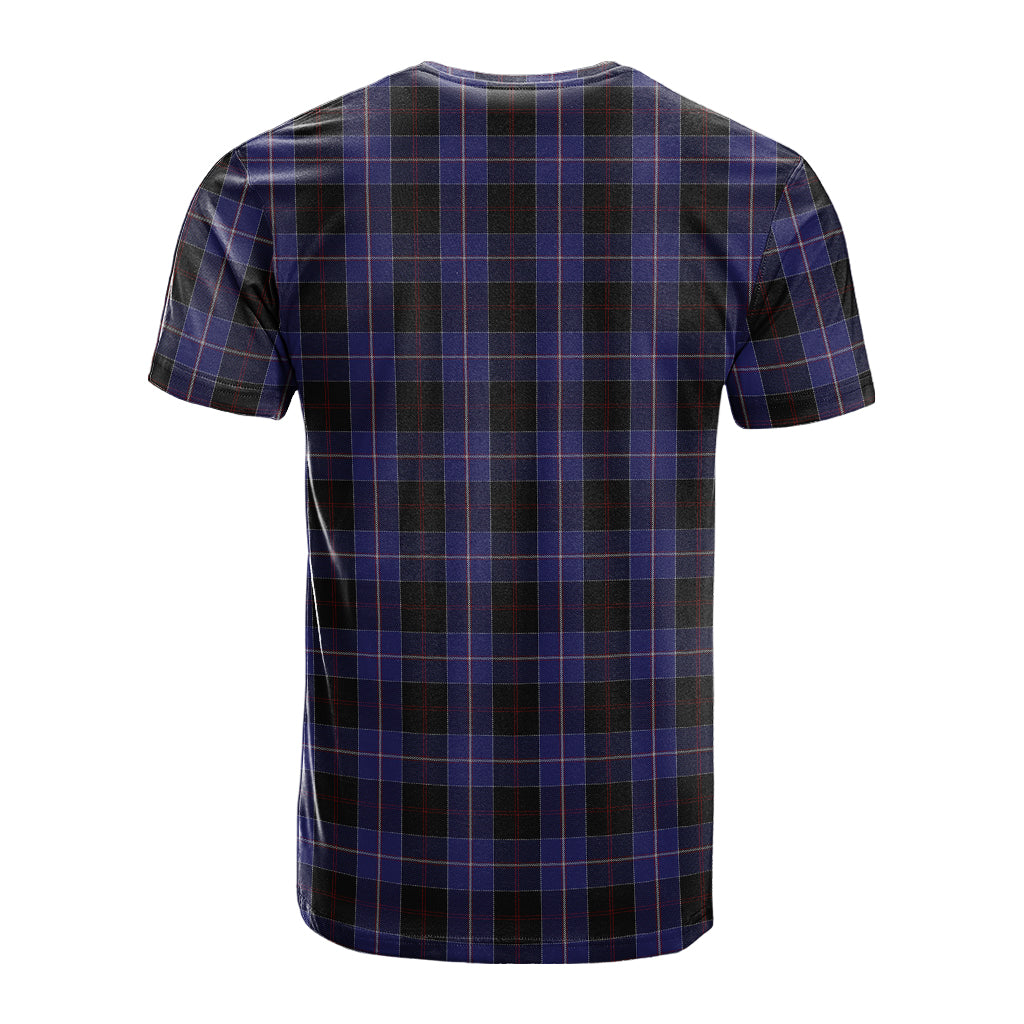 Dunlop Tartan T-Shirt with Family Crest - Tartan Vibes Clothing