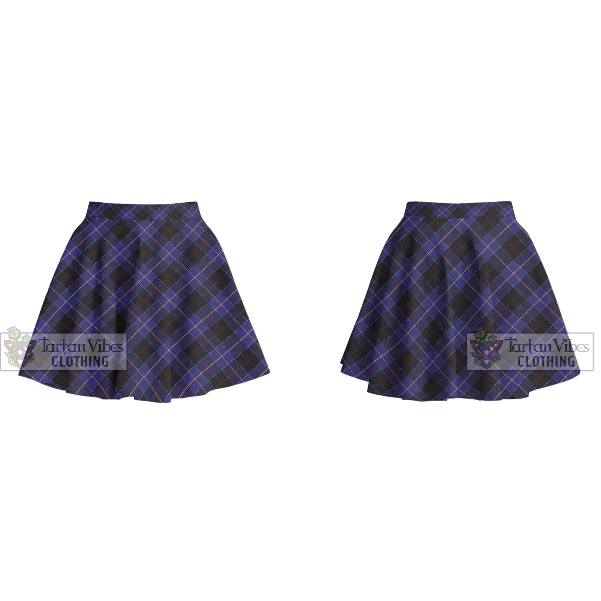 Tartan Vibes Clothing Dunlop Tartan Women's Plated Mini Skirt