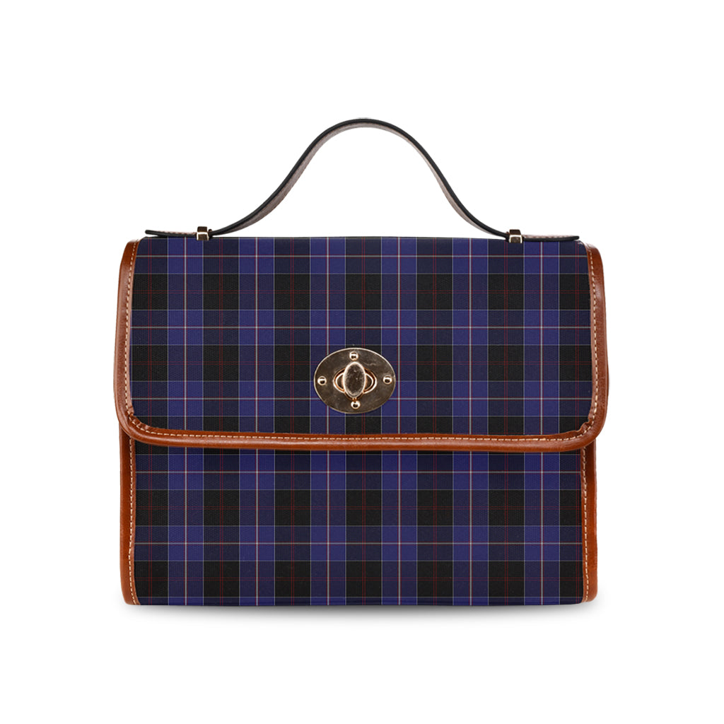 dunlop-tartan-leather-strap-waterproof-canvas-bag