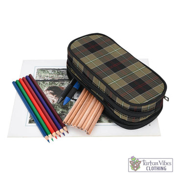 Dunlop Hunting Tartan Pen and Pencil Case