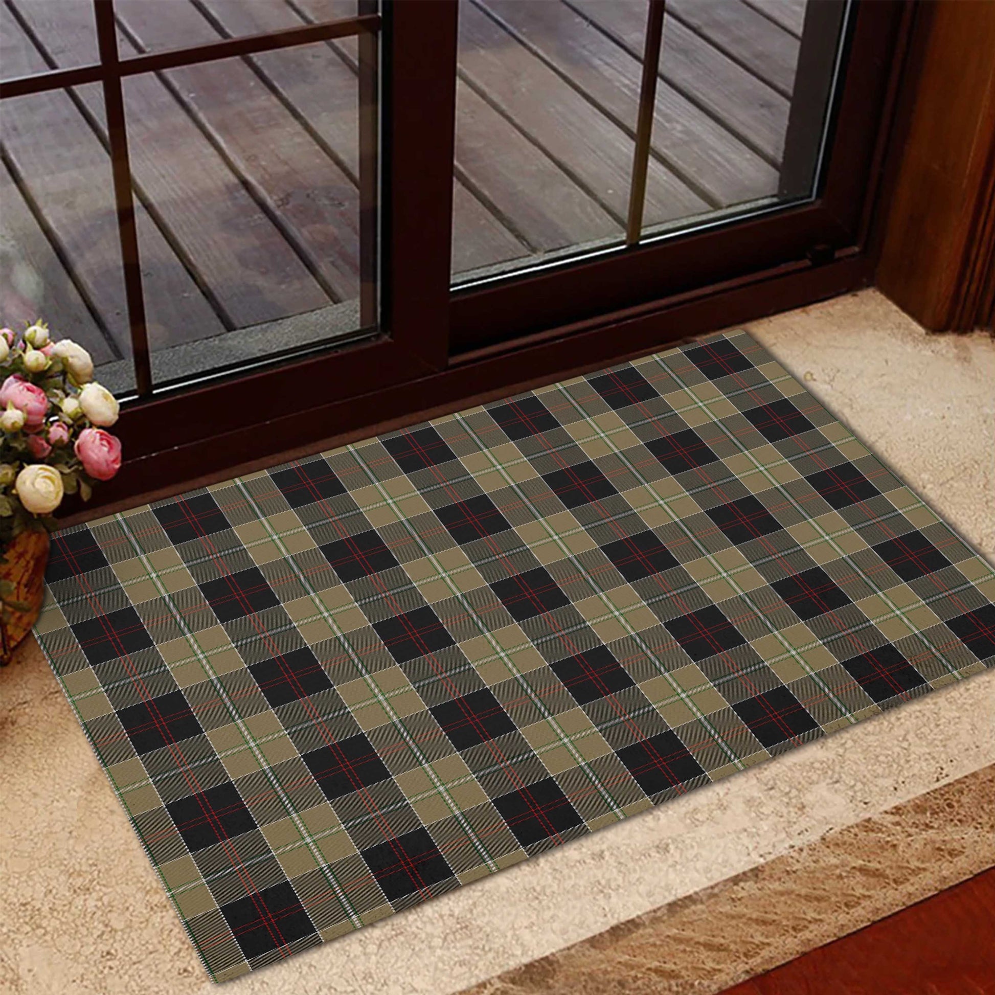 Dunlop Hunting Tartan Door Mat - Tartanvibesclothing