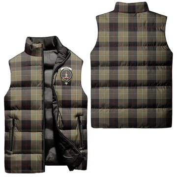 Dunlop Hunting Tartan Sleeveless Puffer Jacket with Family Crest