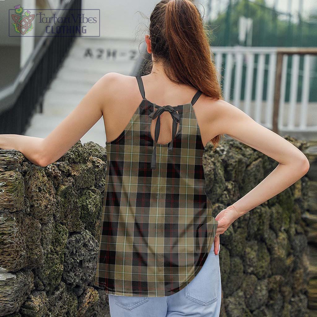 Tartan Vibes Clothing Dunlop Hunting Tartan Loose Halter Neck Camisole