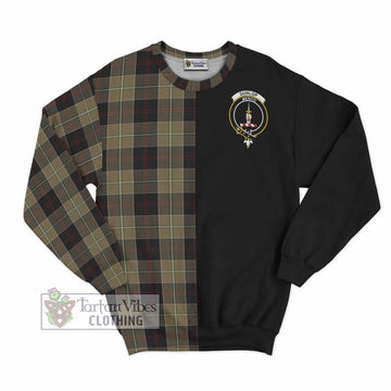 Dunlop Hunting Tartan Sweatshirt with Family Crest and Half Of Me Style