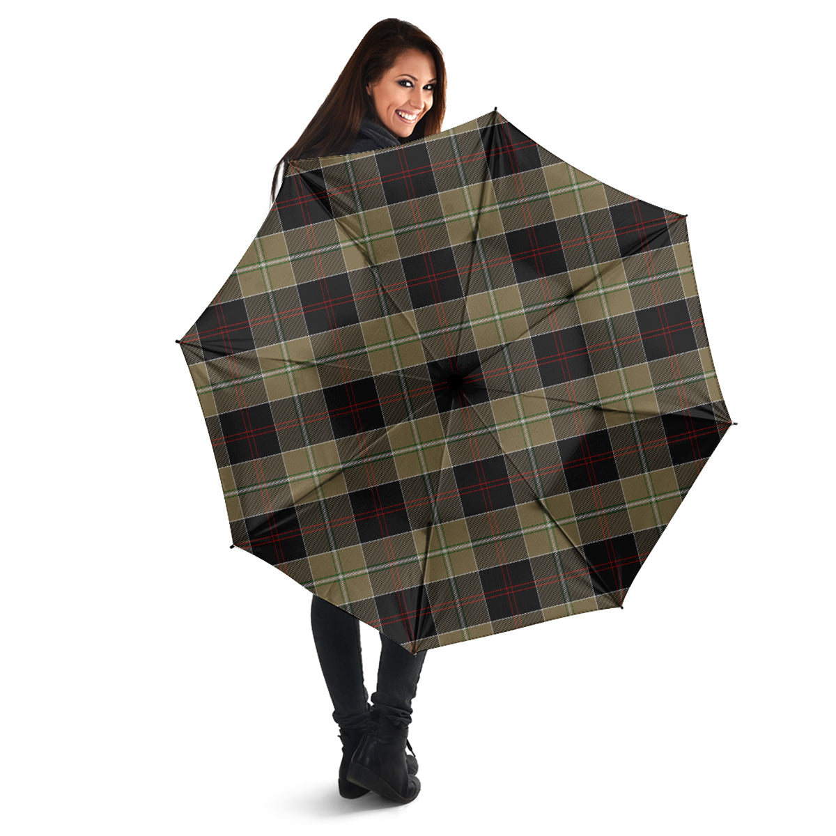 Dunlop Hunting Tartan Umbrella - Tartanvibesclothing