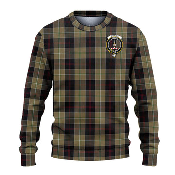 Dunlop Hunting Tartan Ugly Sweater with Family Crest