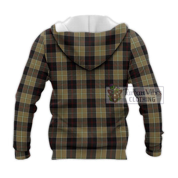 Dunlop Hunting Tartan Knitted Hoodie with Family Crest DNA In Me Style