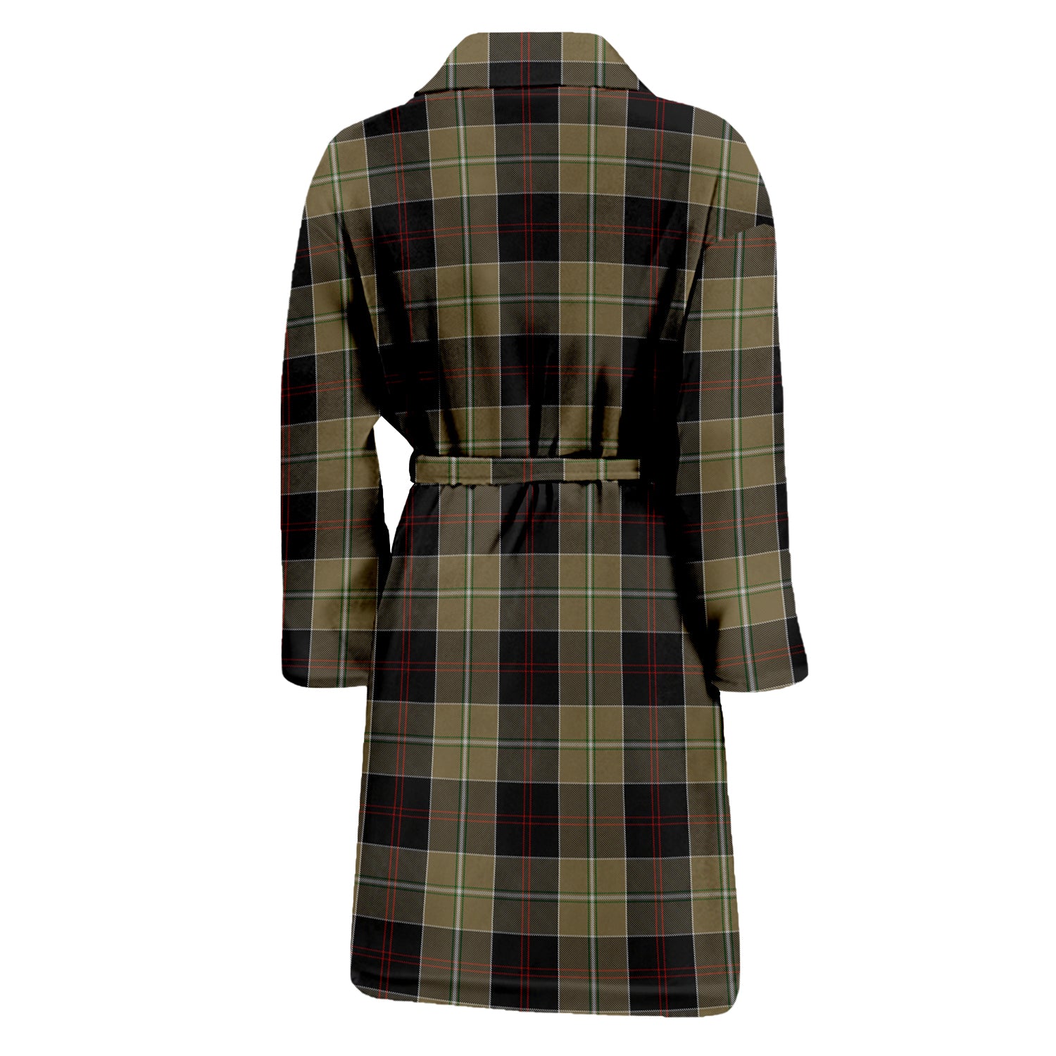 Dunlop Hunting Tartan Bathrobe with Family Crest - Tartan Vibes Clothing