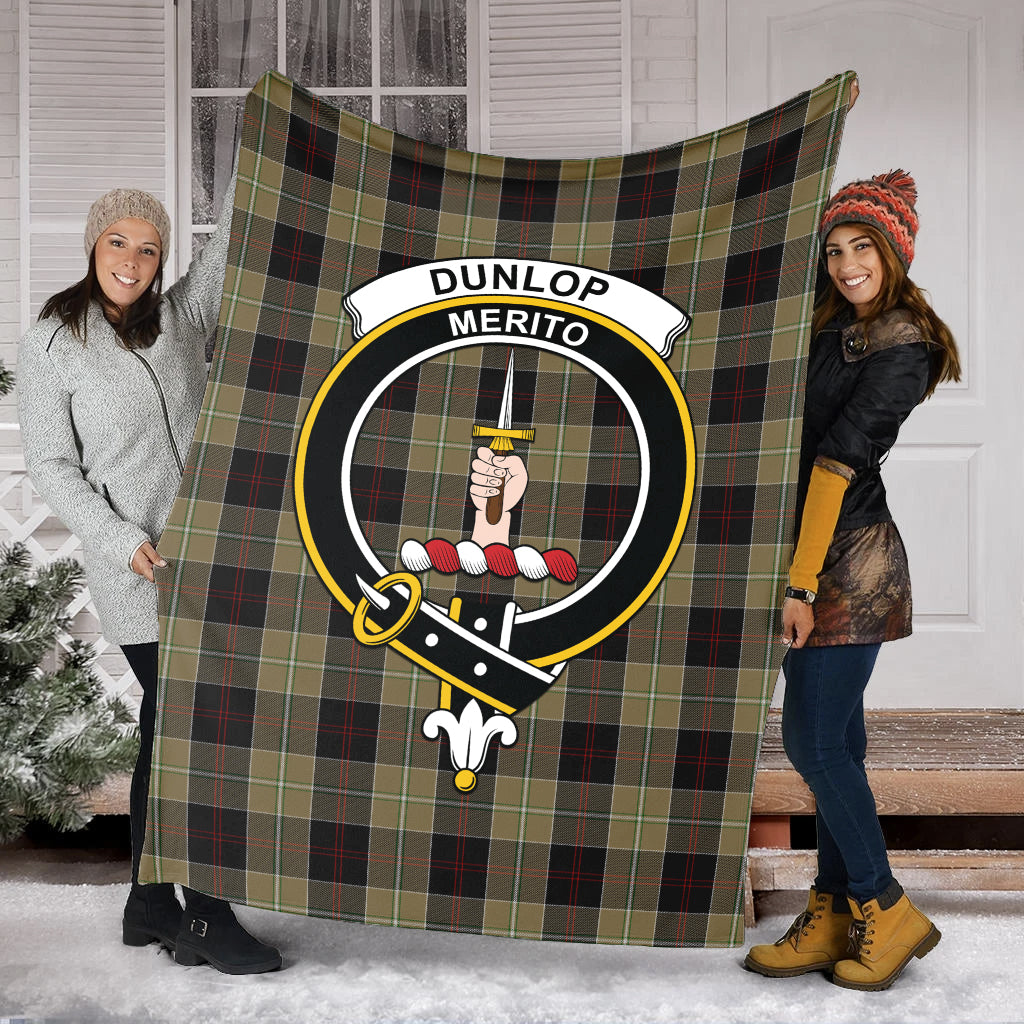 dunlop-hunting-tartab-blanket-with-family-crest