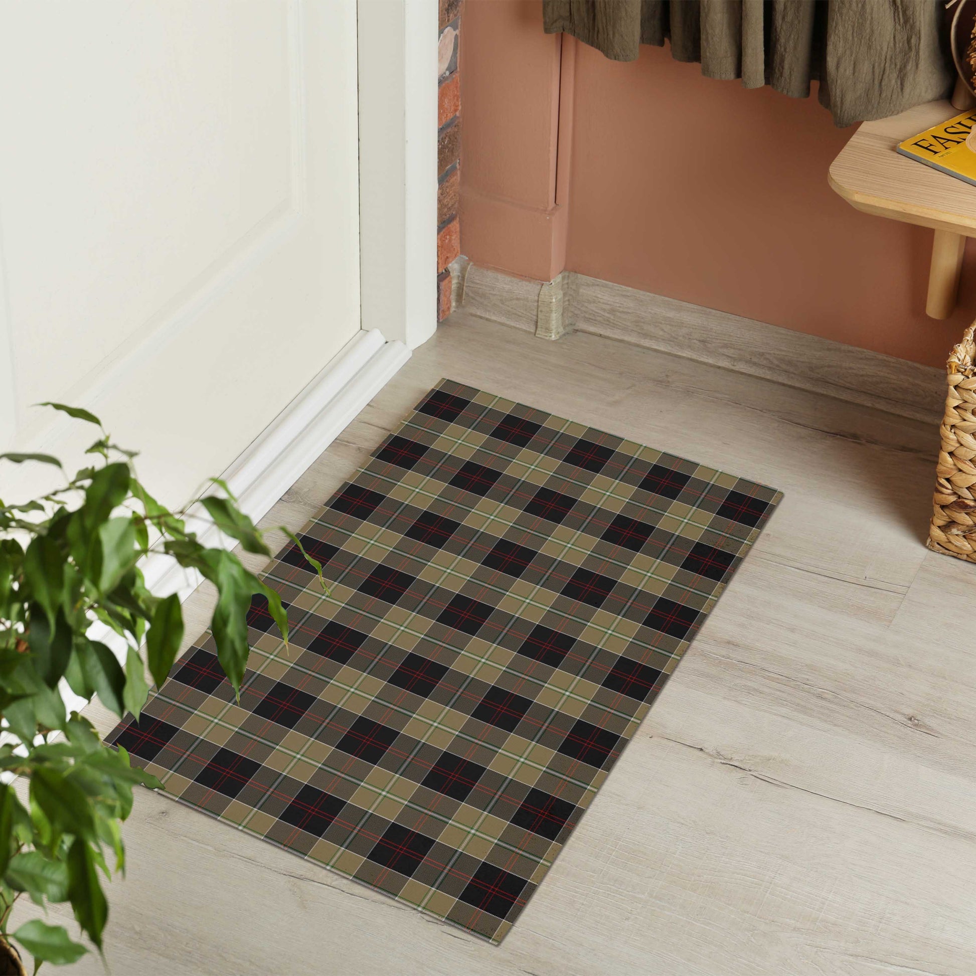 Dunlop Hunting Tartan Door Mat - Tartanvibesclothing