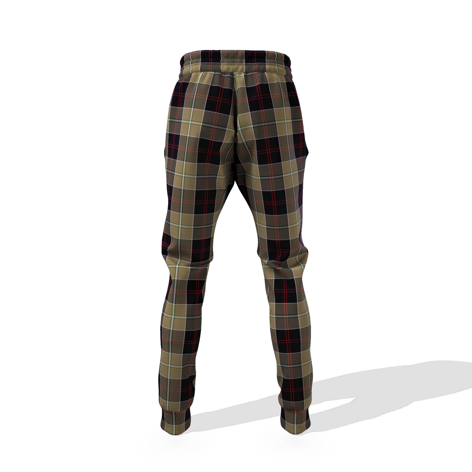 Dunlop Hunting Tartan Joggers Pants with Family Crest 6XL - Tartan Vibes Clothing