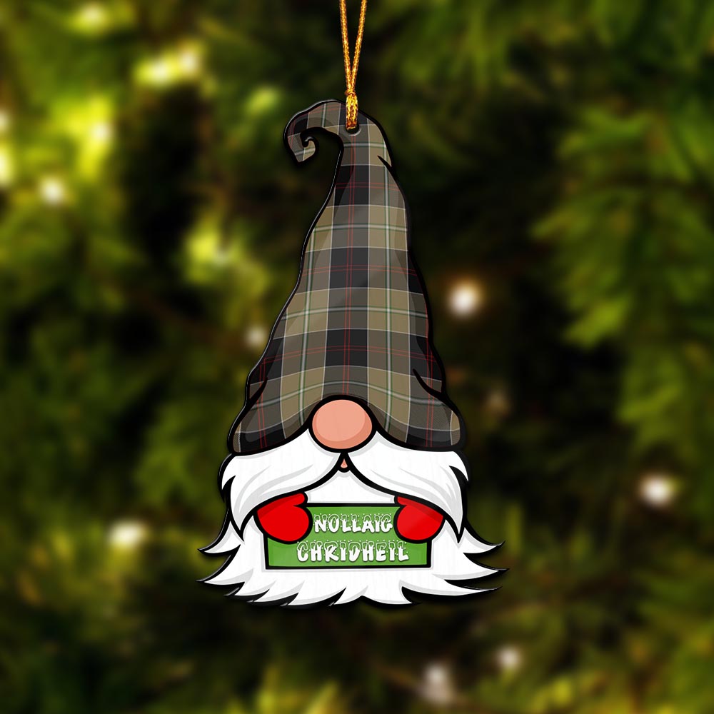 Dunlop Hunting Gnome Christmas Ornament with His Tartan Christmas Hat - Tartan Vibes Clothing