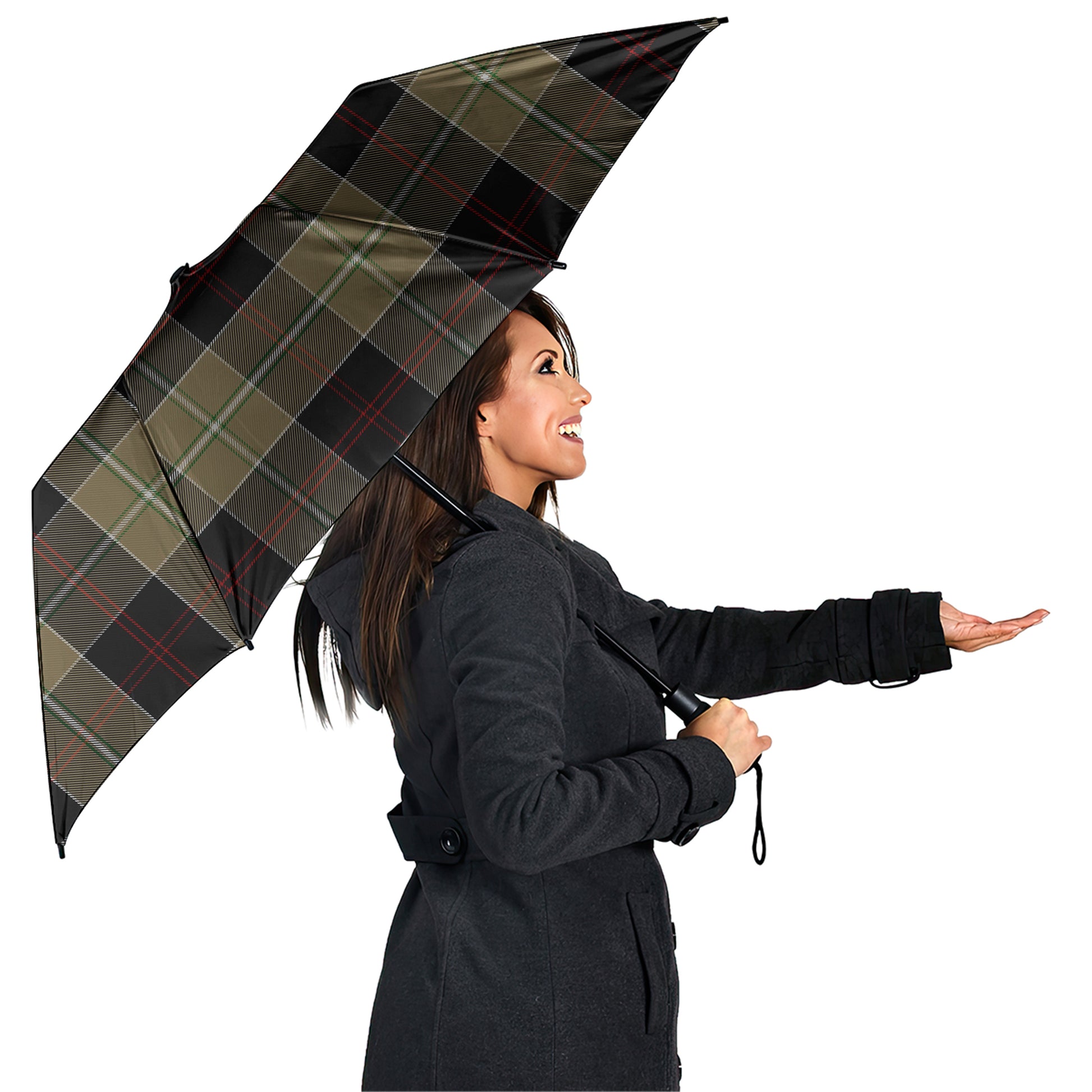 Dunlop Hunting Tartan Umbrella - Tartanvibesclothing