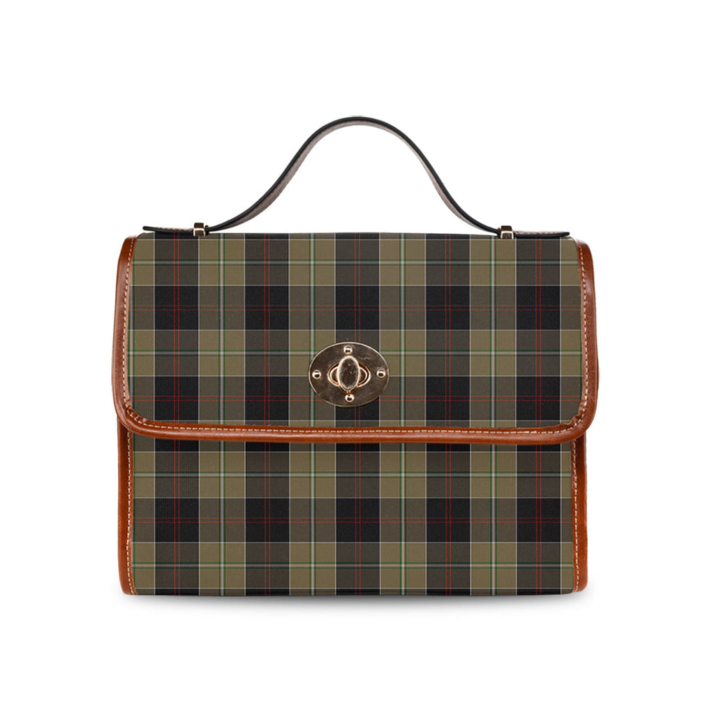 dunlop-hunting-tartan-leather-strap-waterproof-canvas-bag