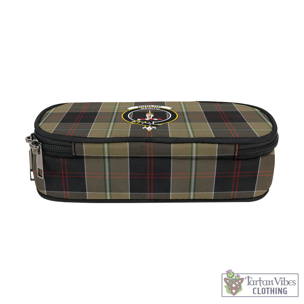 Tartan Vibes Clothing Dunlop Hunting Tartan Pen and Pencil Case with Family Crest