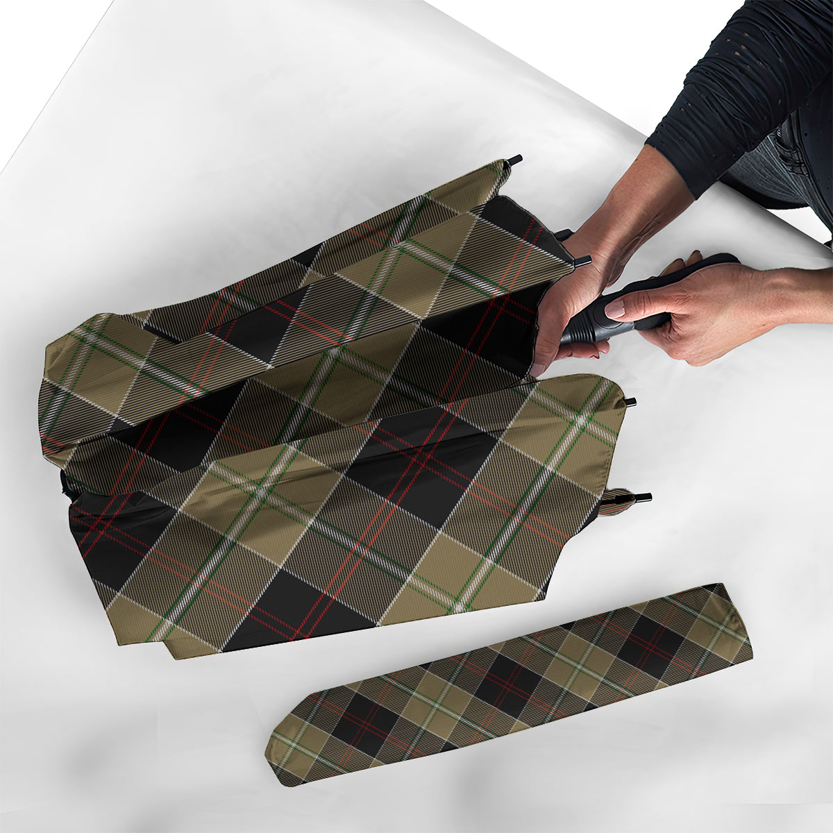 Dunlop Hunting Tartan Umbrella - Tartanvibesclothing