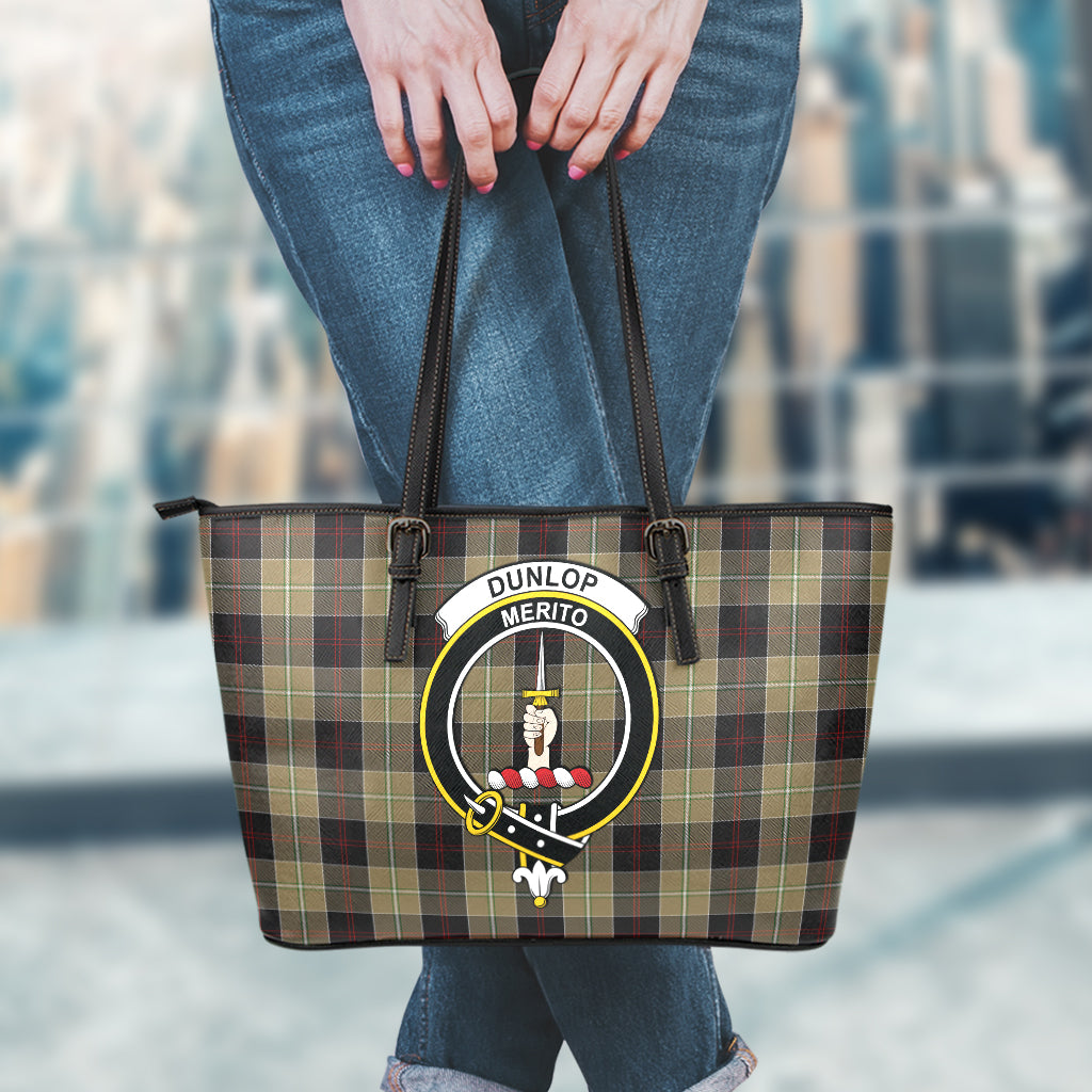 dunlop-hunting-tartan-leather-tote-bag-with-family-crest