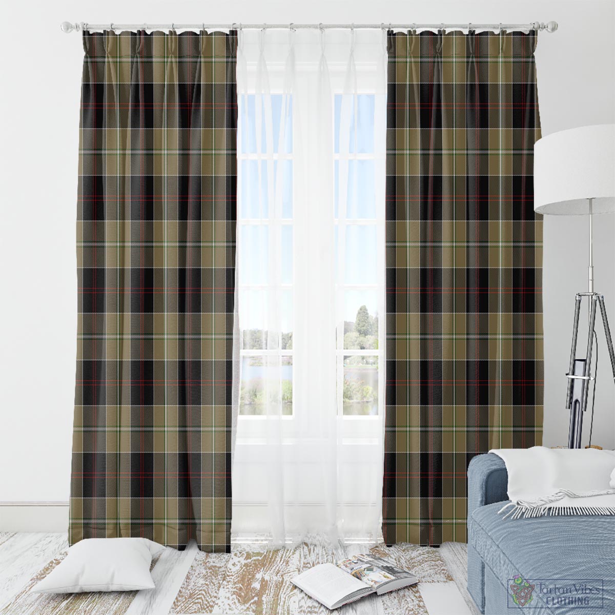 Dunlop Hunting Tartan Window Curtain