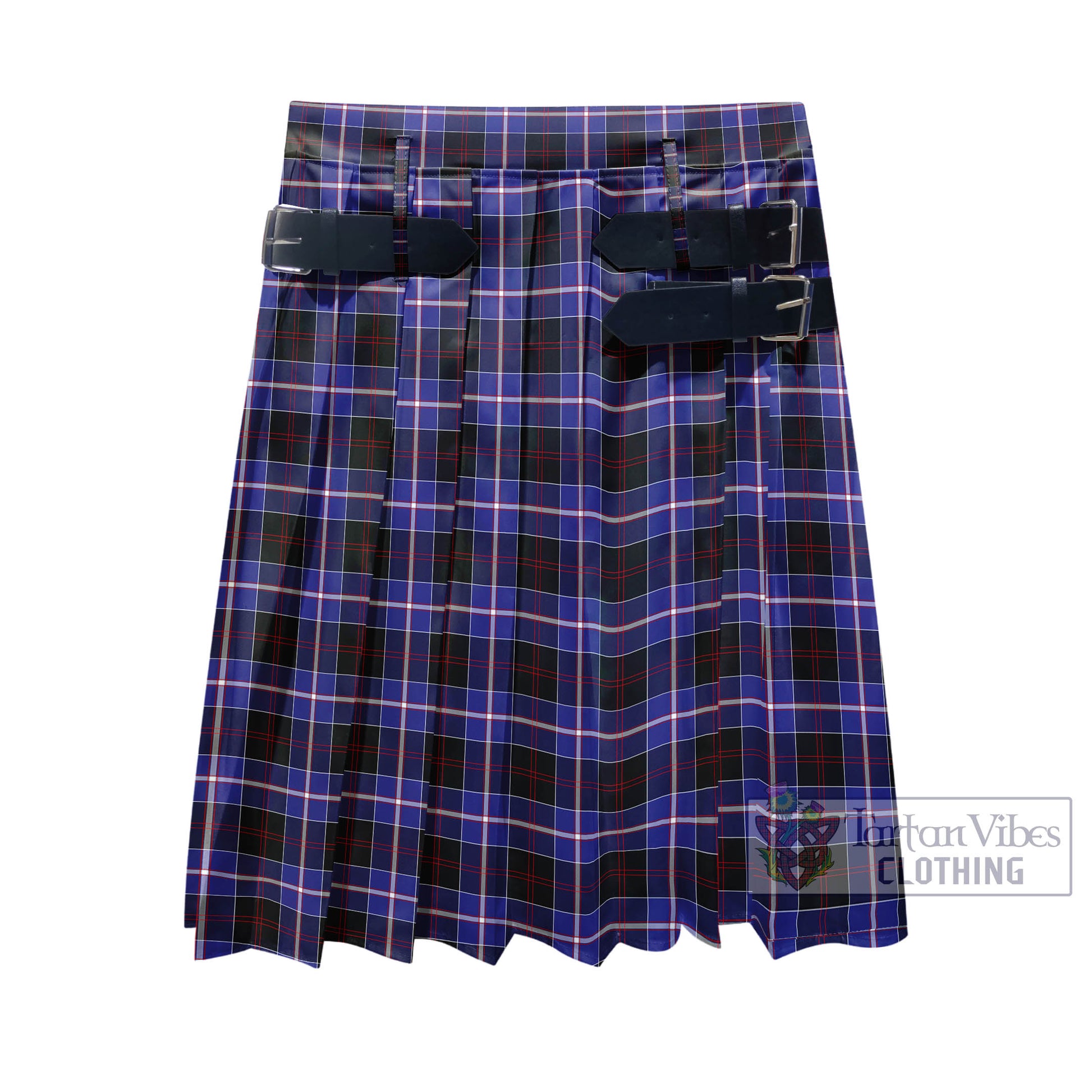 Tartan Vibes Clothing Dunlop Modern Tartan Men's Pleated Skirt - Fashion Casual Retro Scottish Style