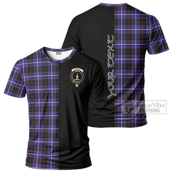 Dunlop Modern Tartan T-Shirt with Family Crest and Half Of Me Style