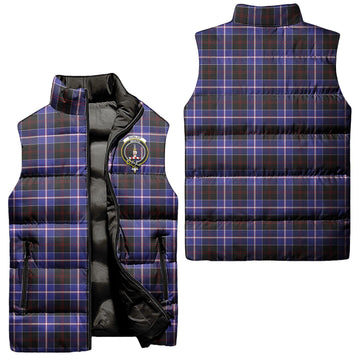 Dunlop Modern Tartan Sleeveless Puffer Jacket with Family Crest