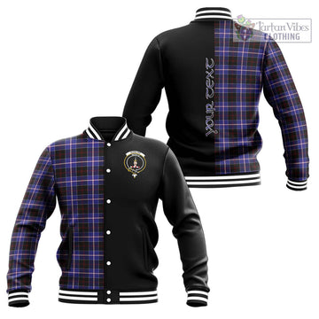 Dunlop Modern Tartan Baseball Jacket with Family Crest and Half Of Me Style