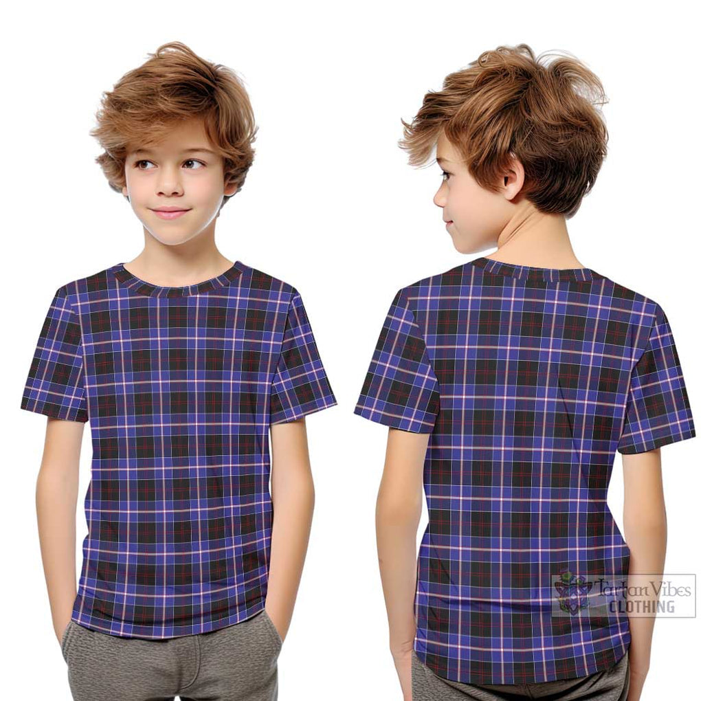 Dunlop Modern Tartan Kid T-Shirt Youth XL Size14 - Tartanvibesclothing Shop