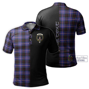 Dunlop Modern Tartan Polo Shirt with Family Crest and Half Of Me Style