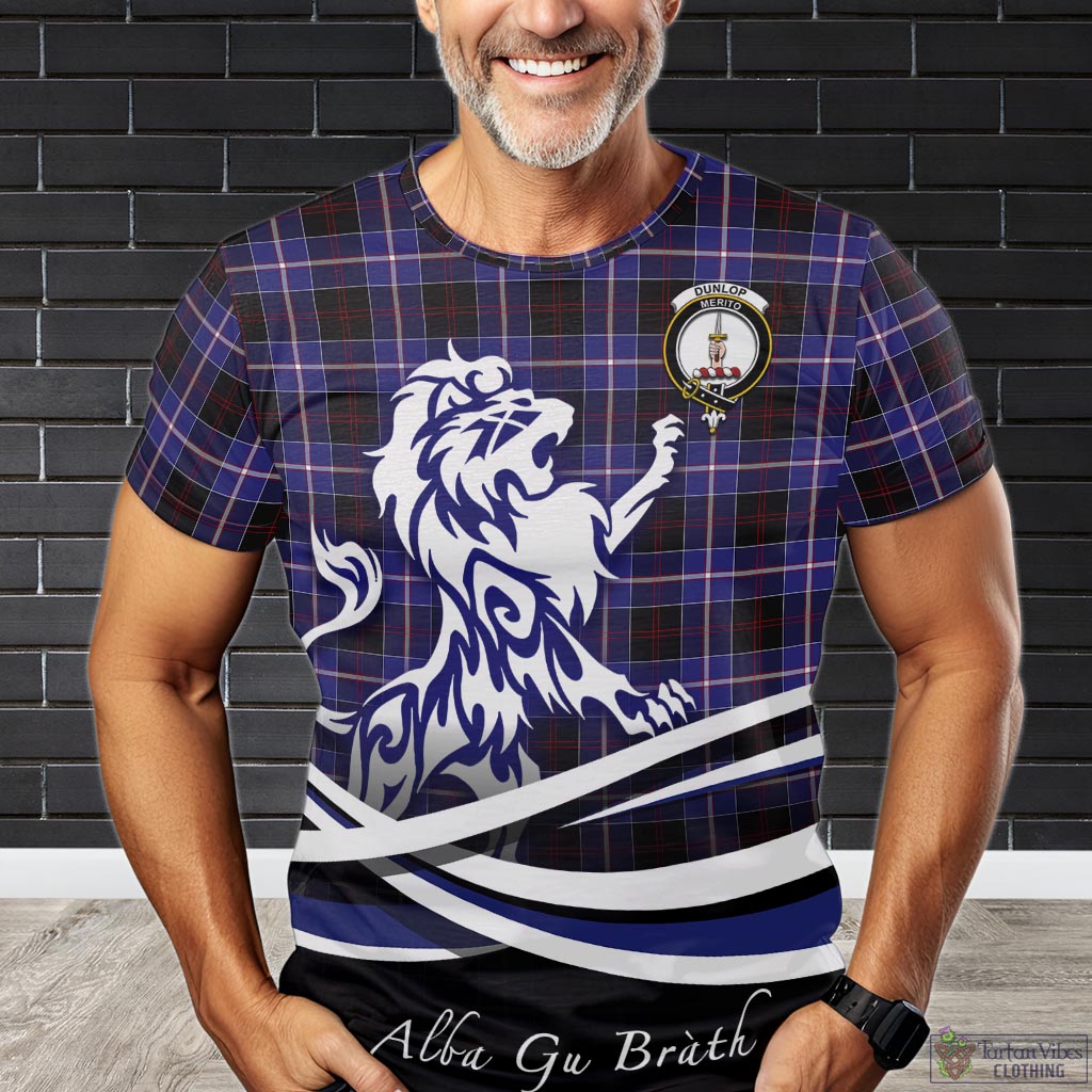 dunlop-modern-tartan-t-shirt-with-alba-gu-brath-regal-lion-emblem