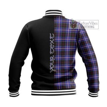 Dunlop Modern Tartan Baseball Jacket with Family Crest and Half Of Me Style