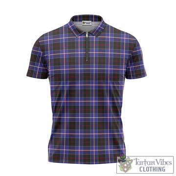 Dunlop Modern Tartan Zipper Polo Shirt