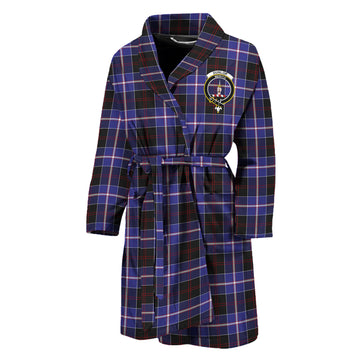 Dunlop Modern Tartan Bathrobe with Family Crest