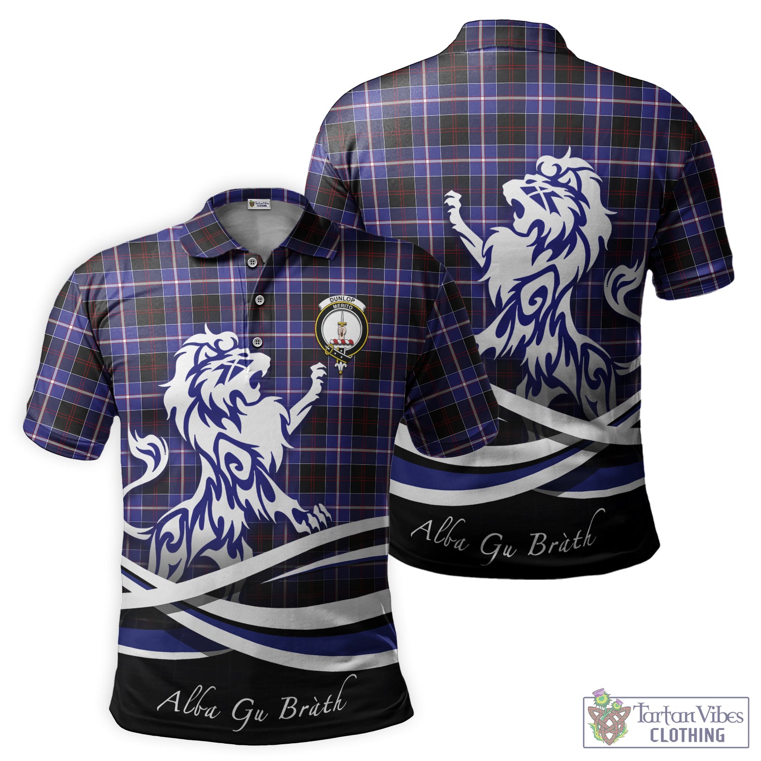 dunlop-modern-tartan-polo-shirt-with-alba-gu-brath-regal-lion-emblem