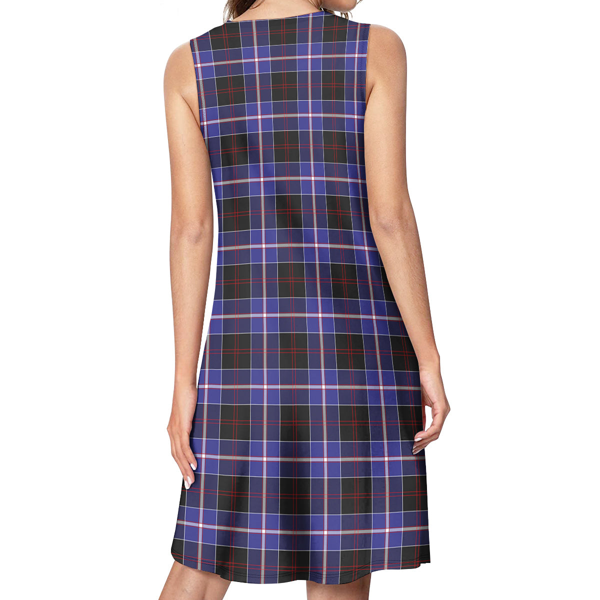 Dunlop Modern Tartan Womens Casual Dresses - Tartanvibesclothing