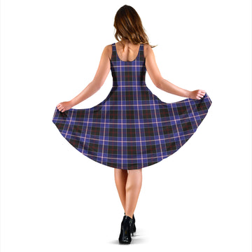Dunlop Modern Tartan Sleeveless Midi Womens Dress