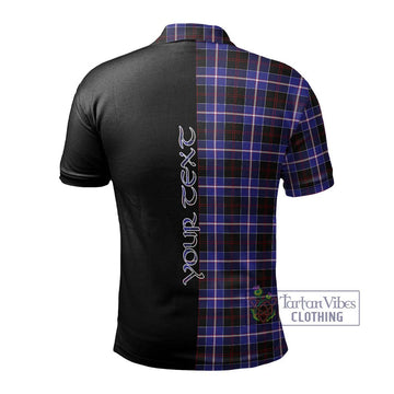 Dunlop Modern Tartan Polo Shirt with Family Crest and Half Of Me Style