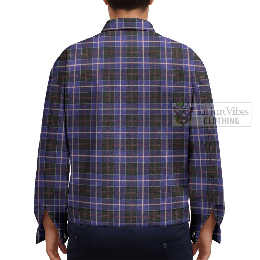 Dunlop Modern Tartan Unisex Lapel Cotton Jacket - Tartan Vibes Clothing