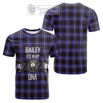 Dunlop Modern Tartan Cotton T-shirt with Family Crest DNA In Me Style