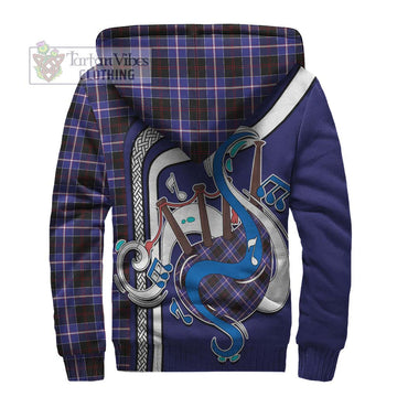 Dunlop Modern Tartan Sherpa Hoodie with Epic Bagpipe Style