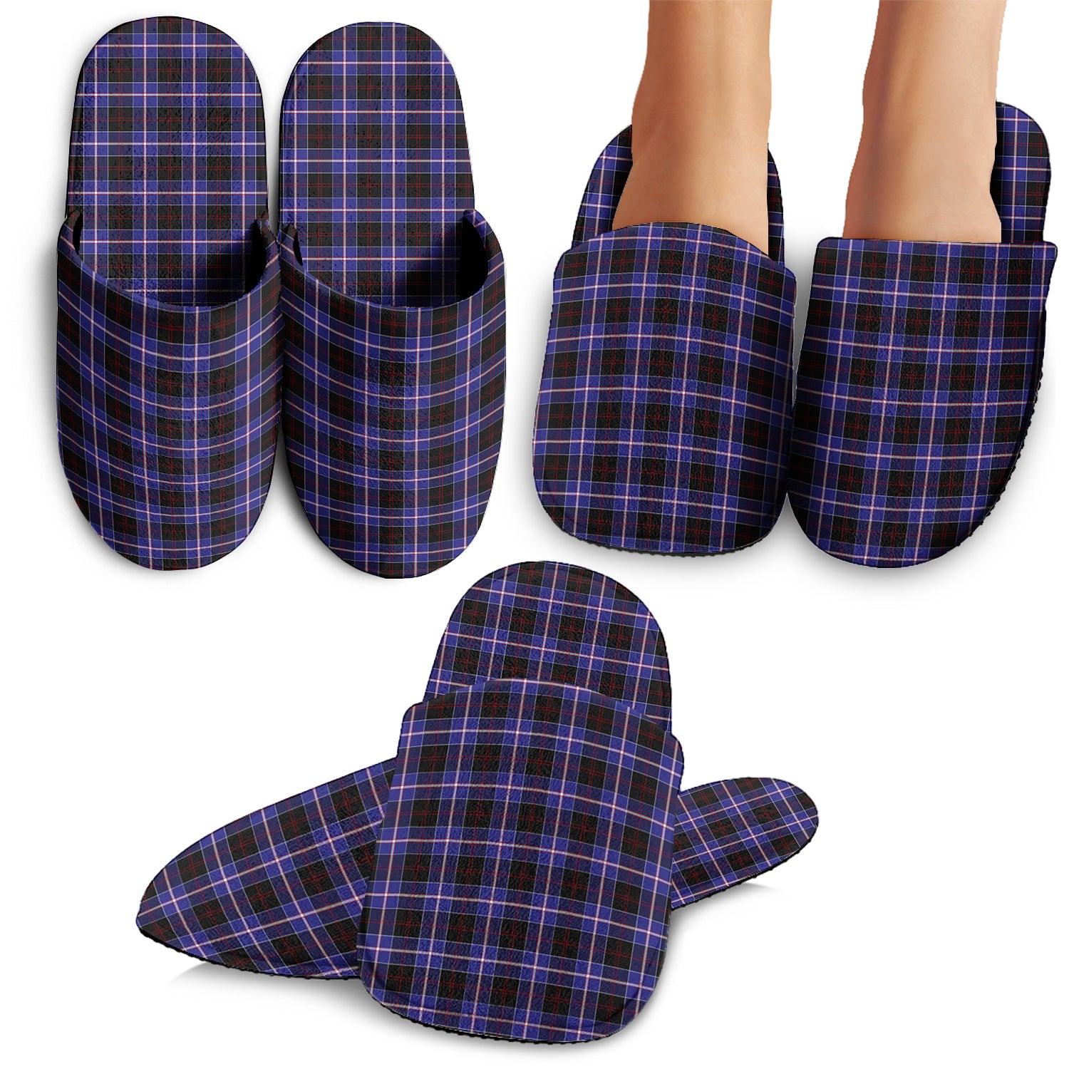 Dunlop Modern Tartan Home Slippers - Tartanvibesclothing