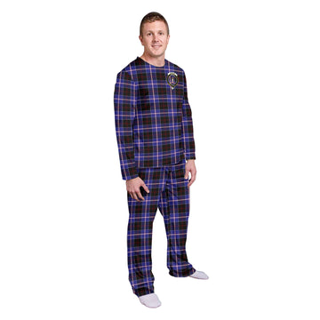 Dunlop Modern Tartan Pajamas Family Set with Family Crest
