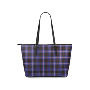 Dunlop Modern Tartan Leather Tote Bag