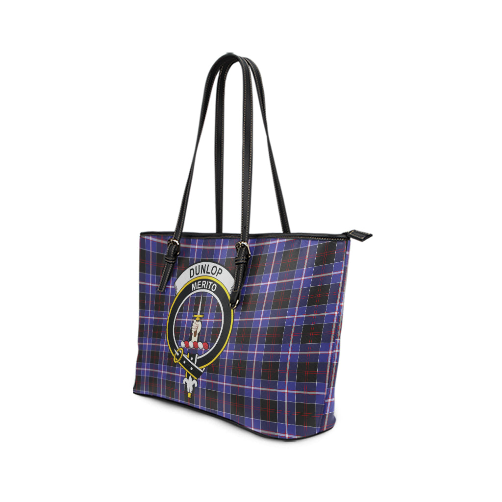 dunlop-modern-tartan-leather-tote-bag-with-family-crest