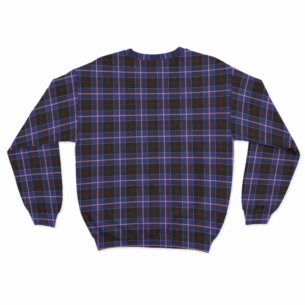 Dunlop Modern Tartan Sweatshirt with Family Crest - Tartan Vibes Clothing