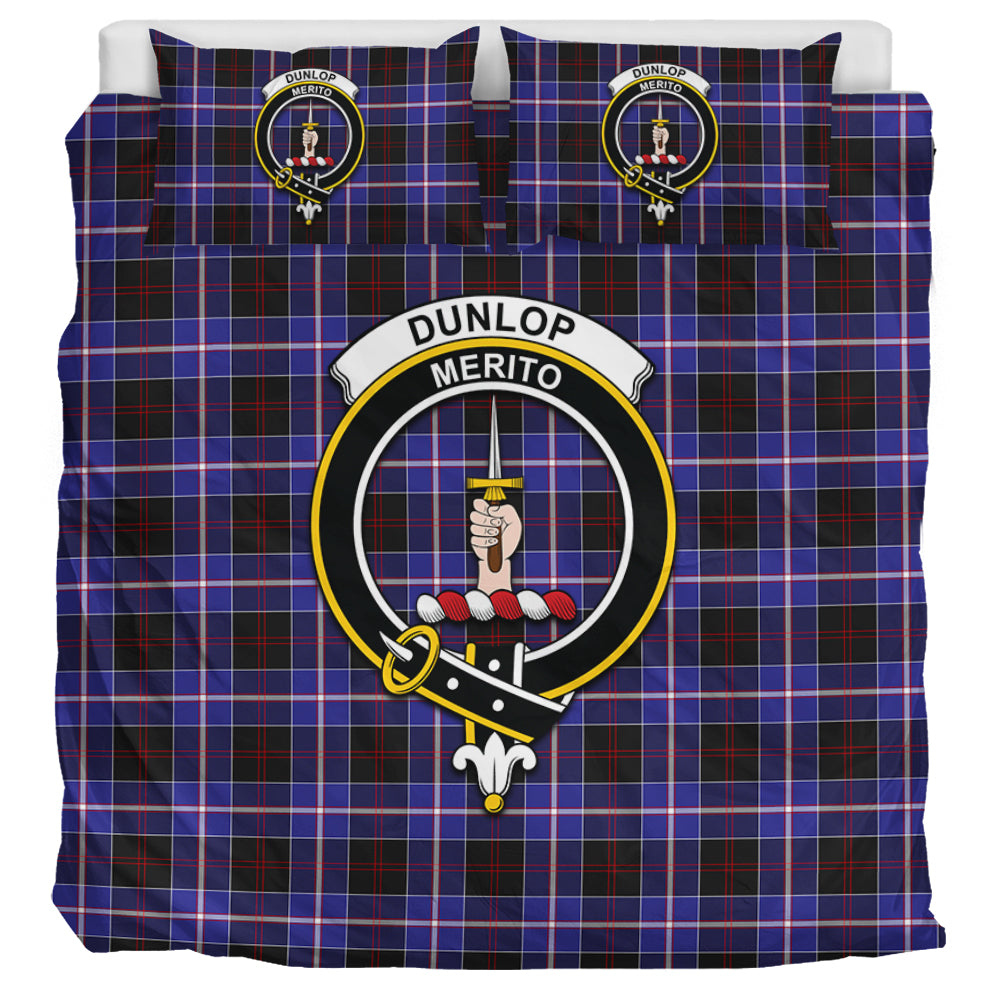 dunlop-modern-tartan-bedding-set-with-family-crest