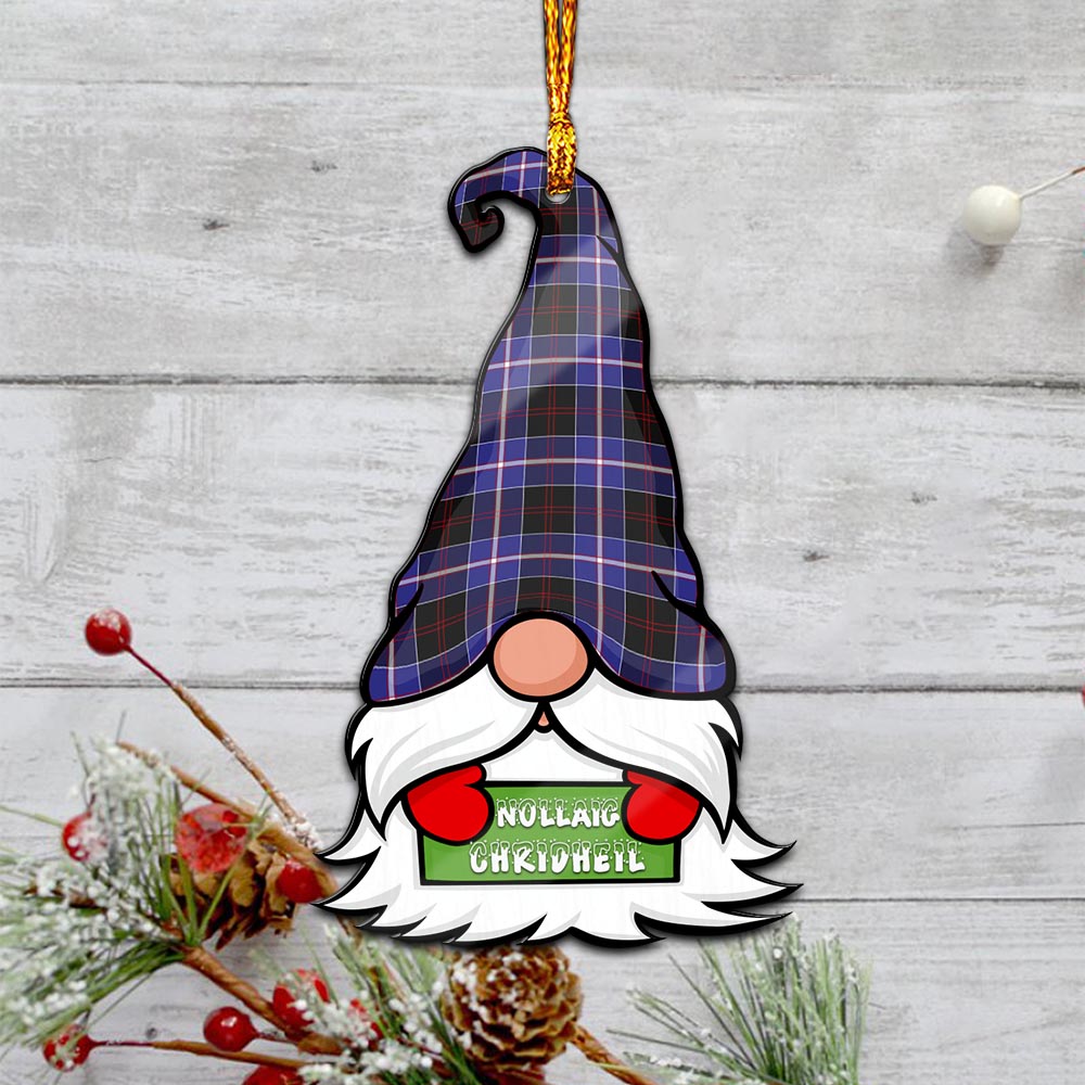 Dunlop Modern Gnome Christmas Ornament with His Tartan Christmas Hat - Tartanvibesclothing