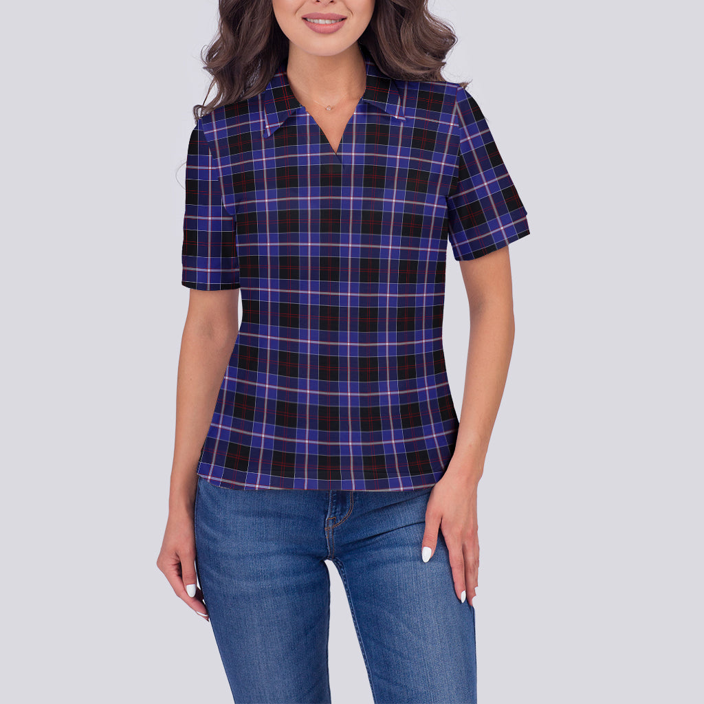 dunlop-modern-tartan-polo-shirt-for-women