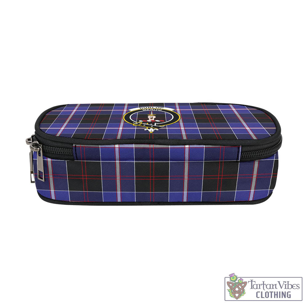 Tartan Vibes Clothing Dunlop Modern Tartan Pen and Pencil Case with Family Crest