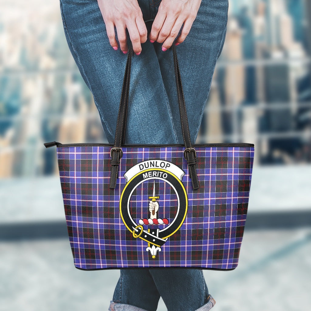 dunlop-modern-tartan-leather-tote-bag-with-family-crest