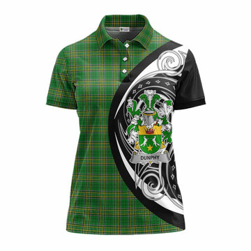 Dunphy Irish Clan Women's Polo Shirt Celtic Circle Style Women - Tartan Vibes Clothing
